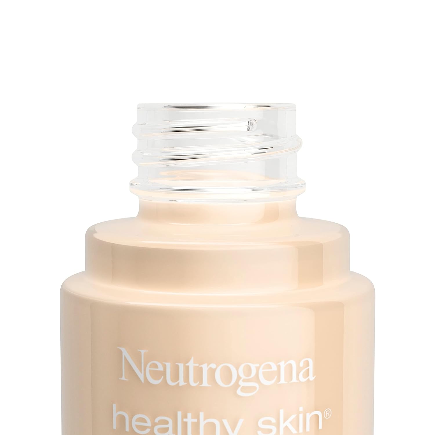 Neutrogena Healthy Skin Liquid Makeup Foundation, Broad Spectrum SPF 20 Sunscreen, Lightweight & Flawless Coverage Foundation with Antioxidant Vitamin E & Feverfew, Classic Ivory, 1 fl. oz - 24hrsmart